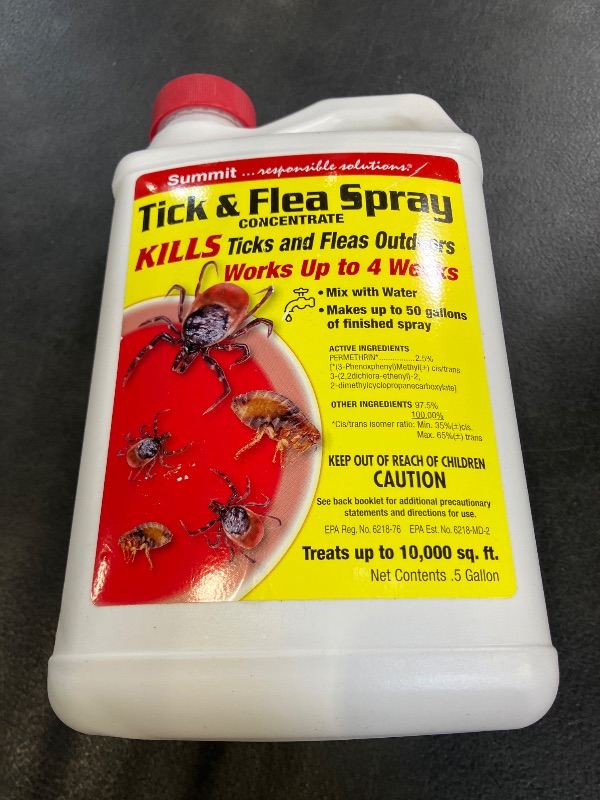 Photo 1 of Summit TICK & FLEA Spray Concentrate - 1/2 Gallon, Natural