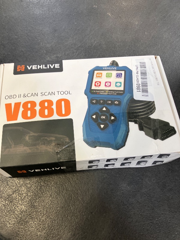 Photo 1 of VEHLIVE V880 OBD2 Scanner Diagnostic Tool