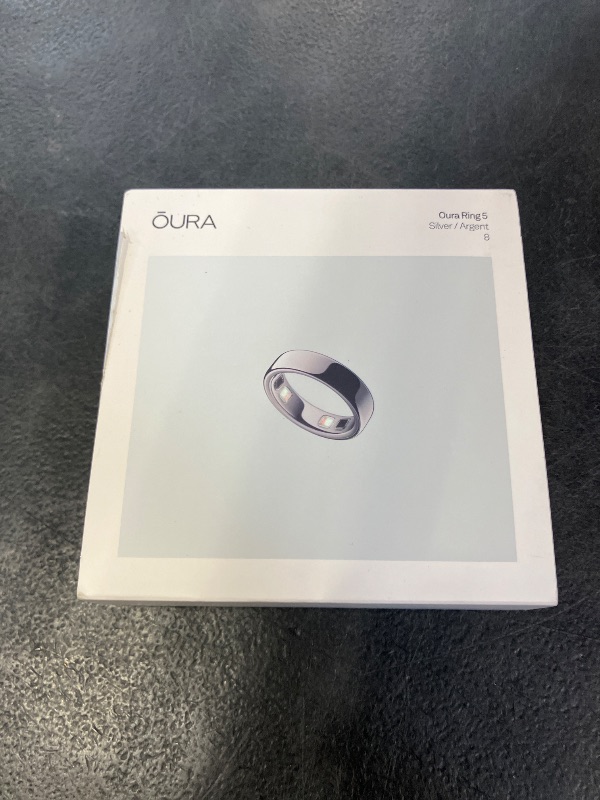 Photo 1 of OURA Ring 5 - Silver - Size 8