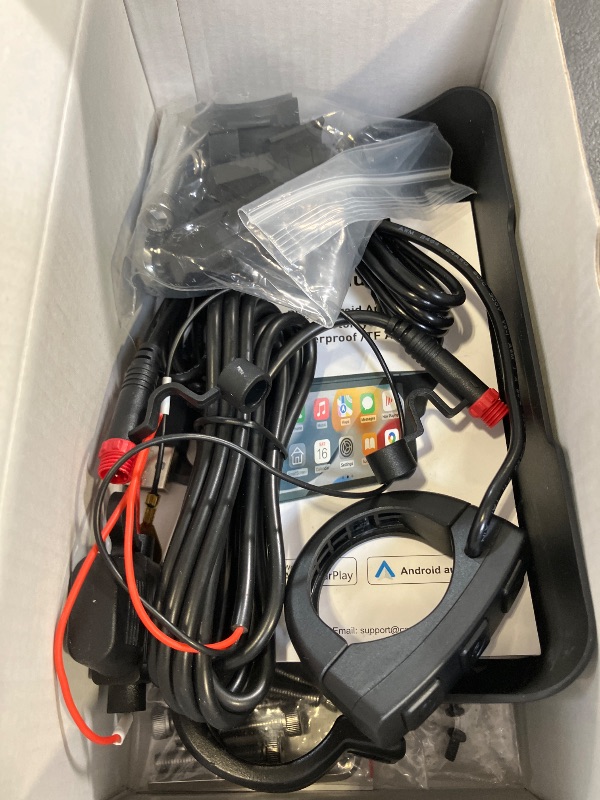 Photo 1 of Carpuride W603 6.3" Motorcycle Wireless CarPlay & Android Auto