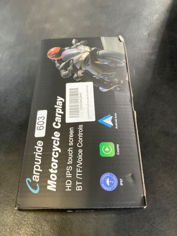 Photo 1 of Carpuride W603 6.3" Motorcycle Wireless CarPlay & Android Auto