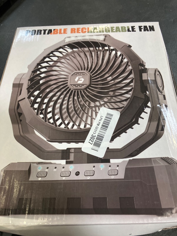 Photo 1 of FRIZCOL 3-in-1 Camping Fan - Portable Fans Rechargeable - 24000mAh Battery Powered Fan with Light & Remote for Indoor, Outdoor, Tent, Travel, Fishing, Jobsite, Gifts for Men Dad Him - Green