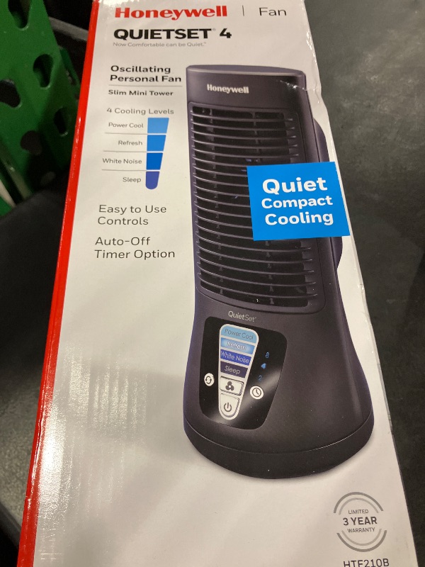 Photo 1 of Honeywell QuietSet 13" Tower Fan (Black)