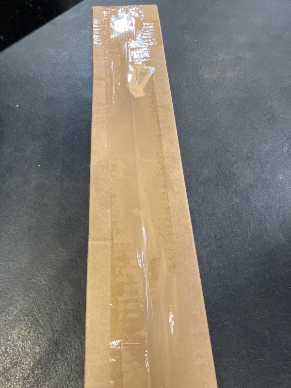 Photo 1 of Poskena Black Stainless Steel Curtain Rod (28-60 Inch)