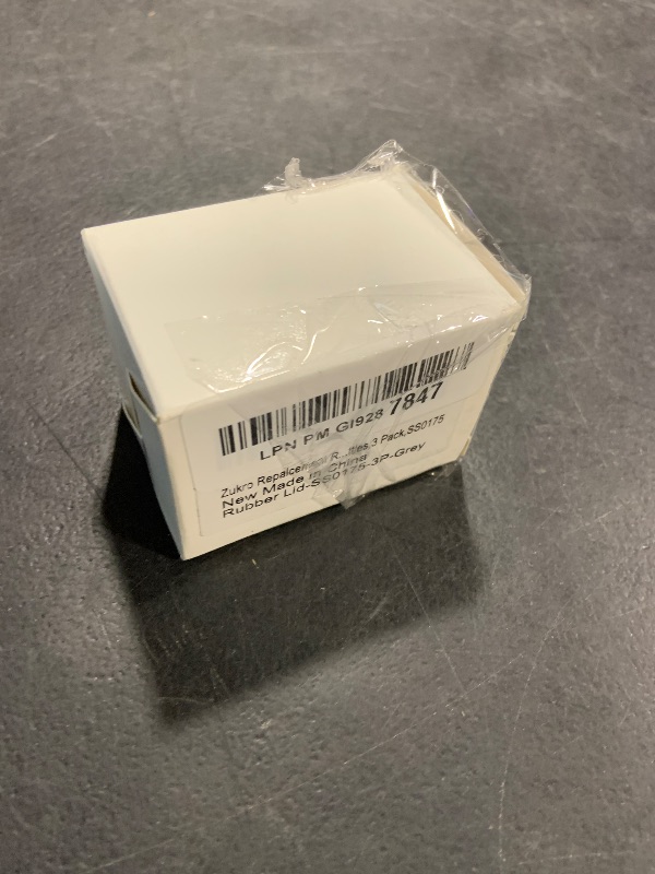 Photo 1 of Zukro Silicone Replacement Lids with Straw Hole - 3 Pack, Grey