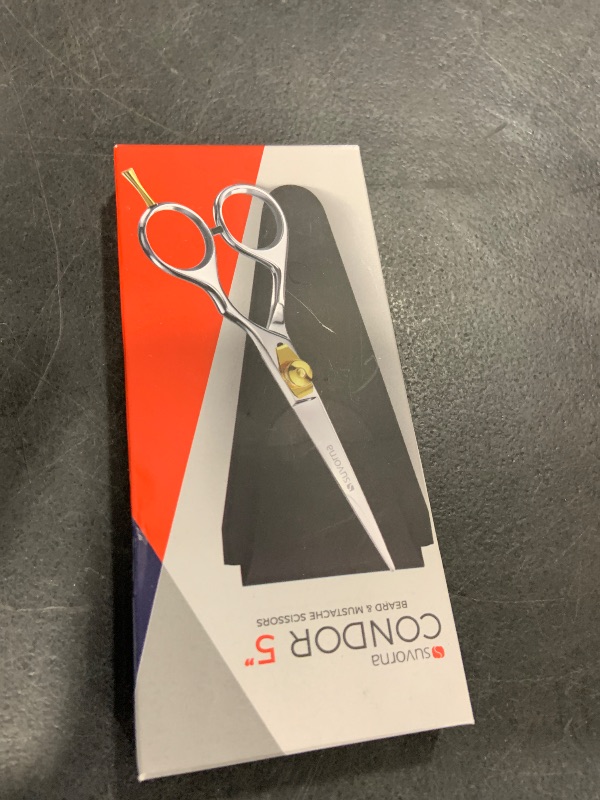 Photo 1 of Suvorna 5" Beard & Mustache Scissors for Men | Japanese Steel Grooming Shears