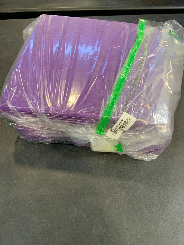 Photo 1 of GDMYST 12 Pack Purple Felt Bulletin Boards (12" x 12")