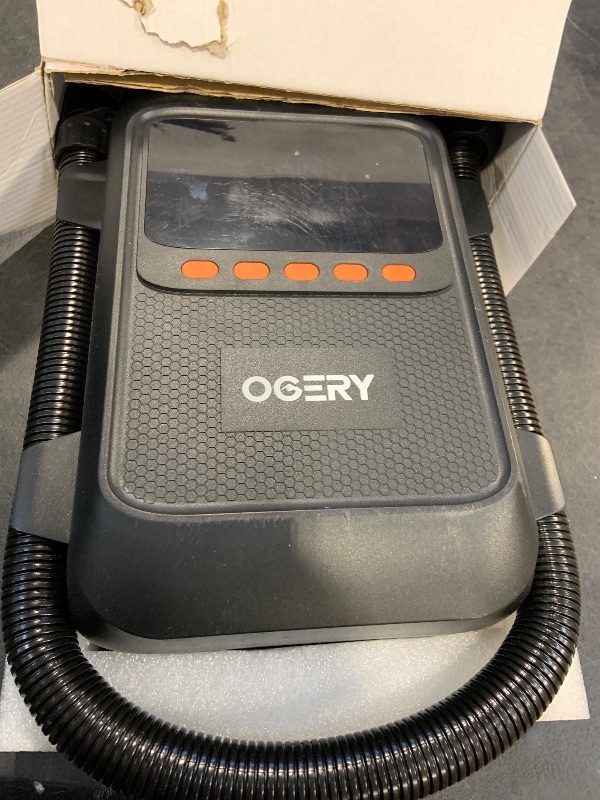 Photo 1 of OGERY Paddle Board Electric Pump - Black