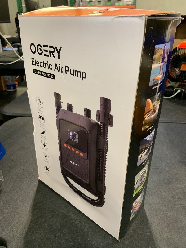 Photo 1 of OGERY Paddle Board Electric Pump - Black