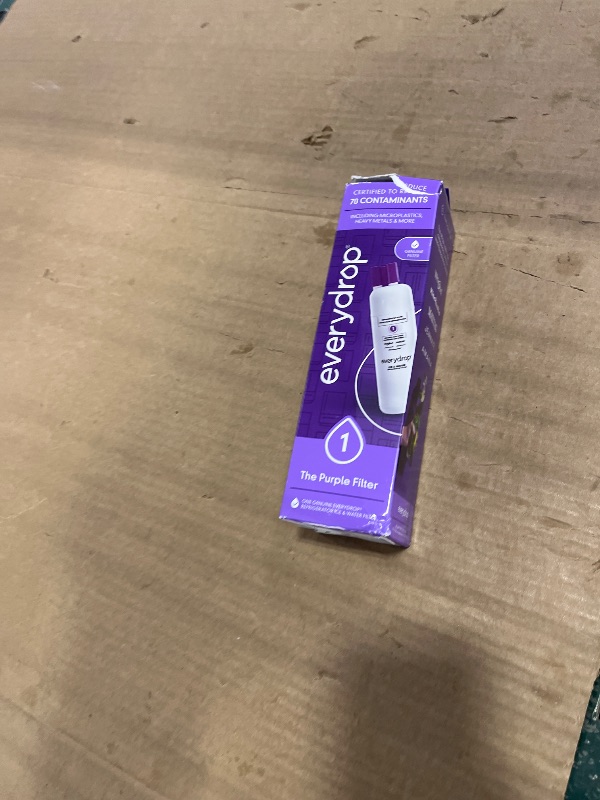 Photo 1 of EveryDrop Whirlpool Refrigerator Filter 1, Purple EDR1RXD1