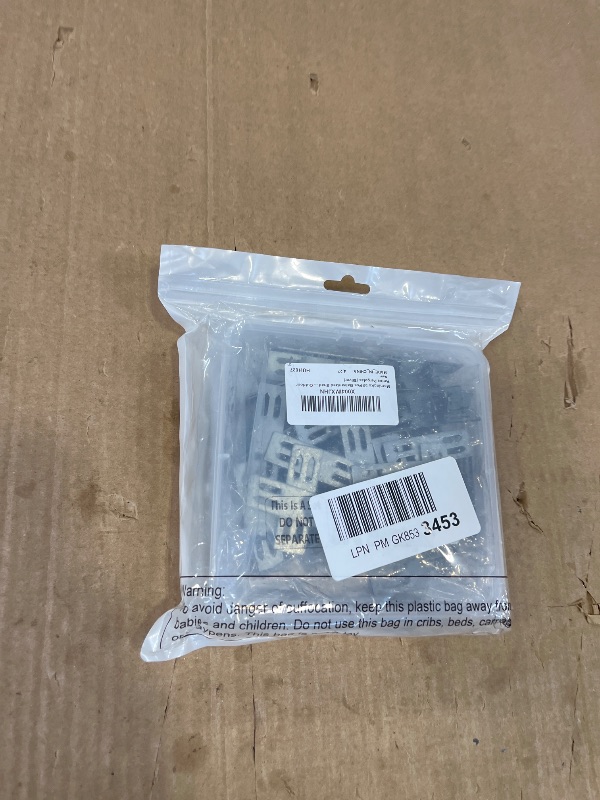Photo 1 of MorningRo 50 Pcs Galvanized Shade Cloth Clips (Silver)