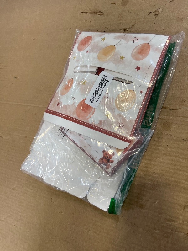 Photo 1 of Fumete Bear Diaper Raffle Card Box with Tickets
