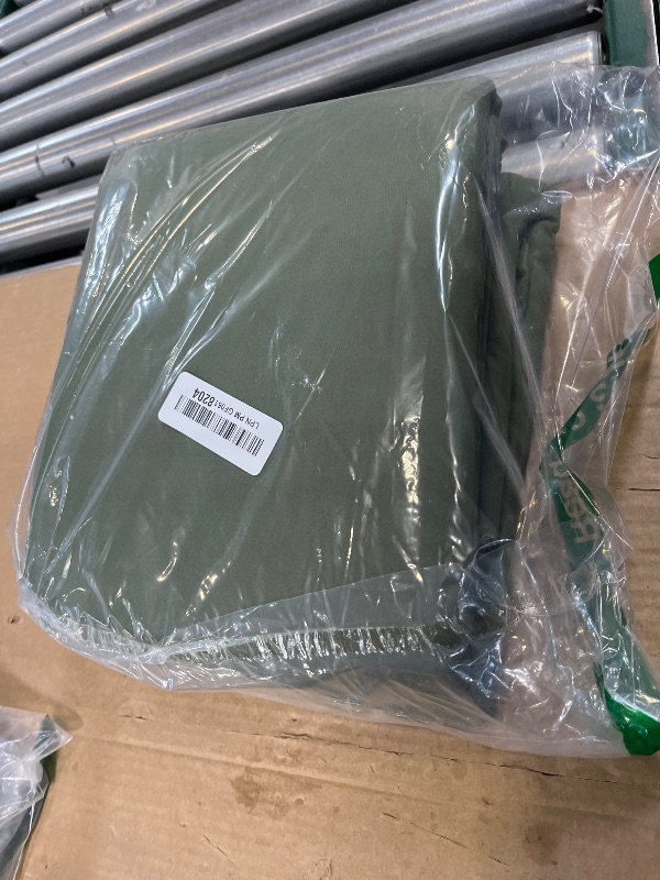 View 2 of MILDLY Duvet Cover King Ultra Soft Comforter Cover Set 3pcs, Olive Green