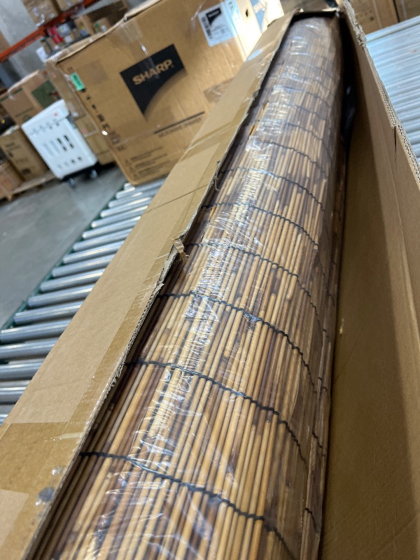 Photo 1 of PAKNANO Natural Reed Fencing (2 Pack, 6FT x 16.4FT, Brown)