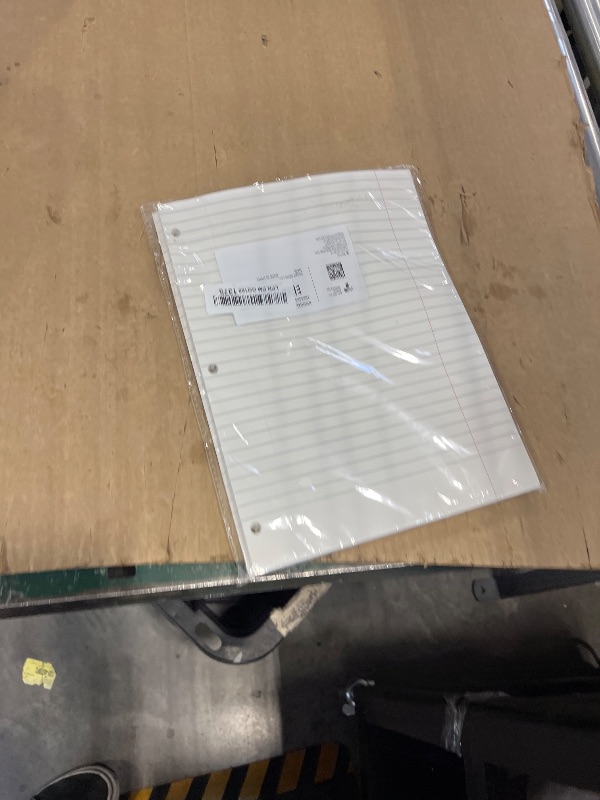 Photo 1 of Koogel White Filler Paper, 100 Sheets, Wide Ruled, 8" x 10-1/2"