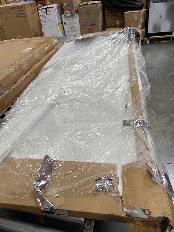 Photo 1 of JUBEST 30"x80" Right-Hand Prehung Interior Door with Knock Down Jamb Kit & Satin Nickel Hinges, 2-Panel White Primed Hollow Core Molded Door Slab with Bore & Hinge Cutout, Durable & Sturdy, No Handle
