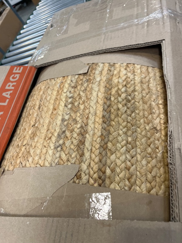 Photo 1 of VEVARA HOMES Natural Jute Area Rug 9'x12'