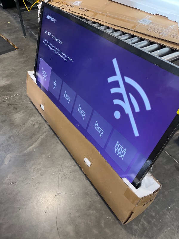 Photo 1 of Westinghouse 65 Inch Smart Outdoor TV, 4K UHD 700 nits High-Brightness Temperature Resistant IP55 Waterproof, Anti-Glare Display, Partial Sun, XUMO Smart TV PS Series, Weatherproof, Bluetooth, WiFi-------minor use everything wrks 