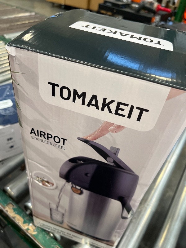Photo 1 of TOMAKEIT Airpot Coffee Dispenser, 3L Thermal Carafe
