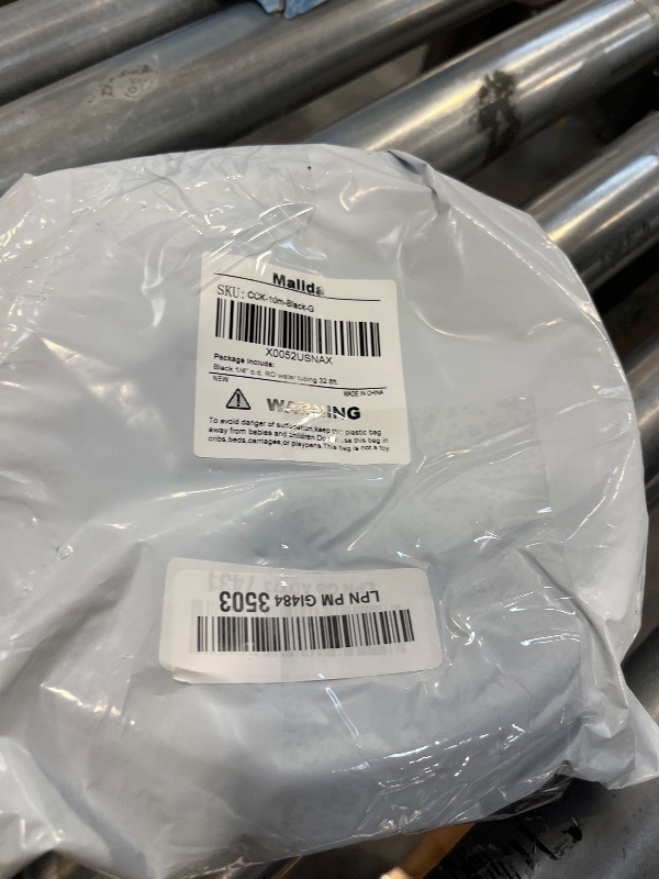 Photo 1 of Malida 1/4" RO Water Tubing, 30ft Black