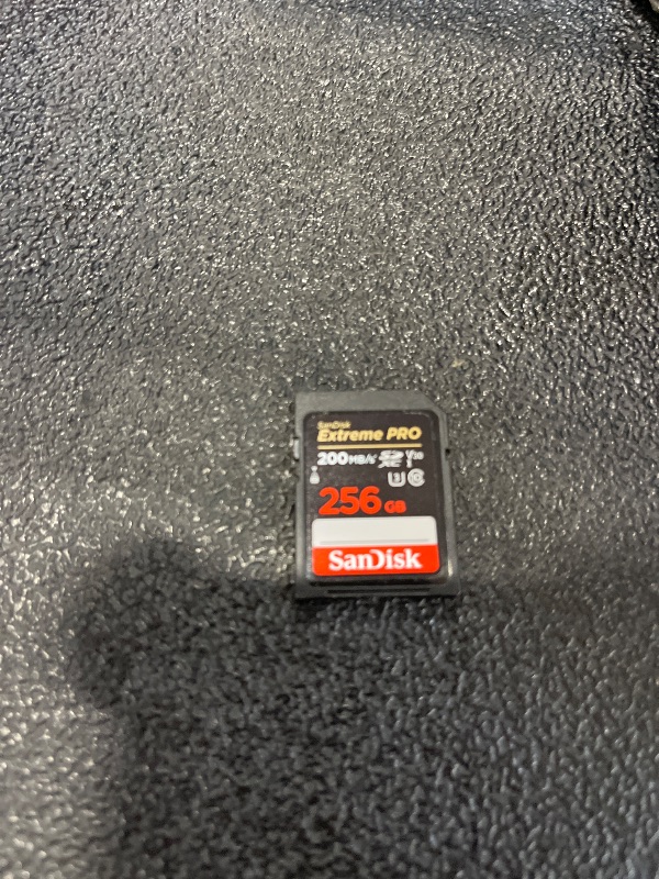 Photo 1 of SANDISK 256GB Extreme PRO SDXC UHS-I Memory Card - C10, U3, V30, 4K UHD, SD Card - SDSDXXD-256G-GN4IN
