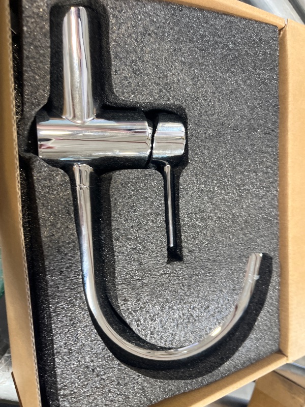 Photo 1 of KENES Polished Chrome Single Handle Bathroom Faucet