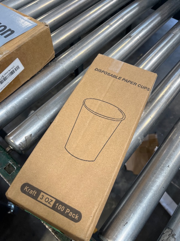Photo 1 of Lamosi 3 oz Kraft Paper Cups - 100 Count