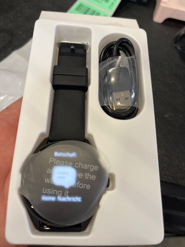 Photo 1 of DIVOAZBVO Smart Watch - 1.39" HD, 120 Sports Modes, Bluetooth Call, Black