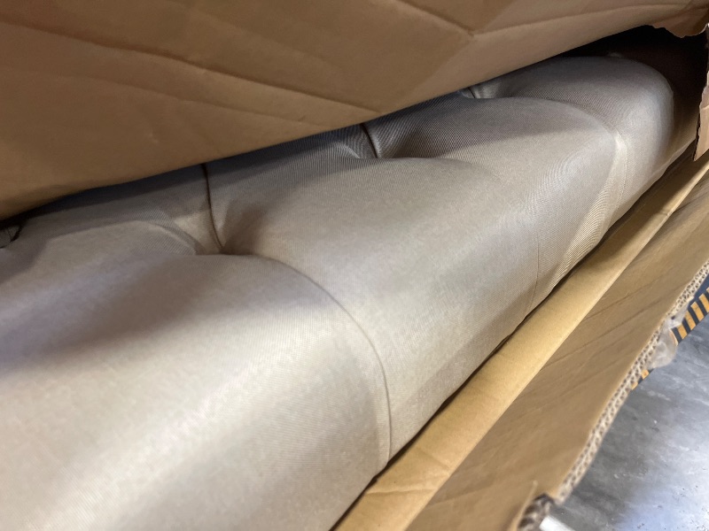 Photo 1 of Zinus Misty Upholstered Platform Bed - King, Taupe