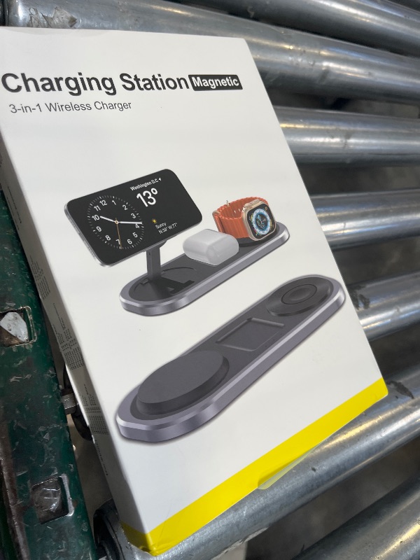 Photo 1 of TENICPS 3-in-1 Foldable Wireless Charger