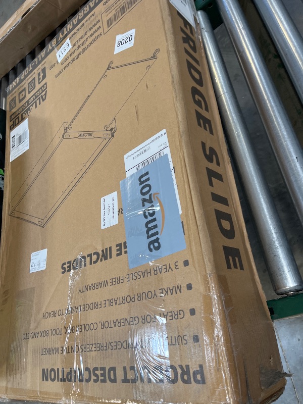 Photo 1 of ALL-TOP Fridge Slide with Chopping Board, Inner 29.3 x 18.7in, Vehicle Refrigerator Slider with 4 Buckle Straps, Max 287 LBS, 3rd Gen