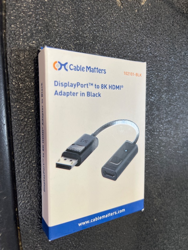 Photo 1 of Cable Matters 8K DisplayPort to HDMI 2.1 Adapter