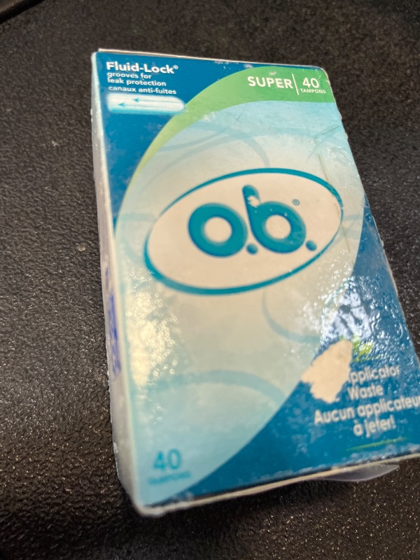 Photo 1 of o.b. No Applicator Tampons Super, 40 ct
