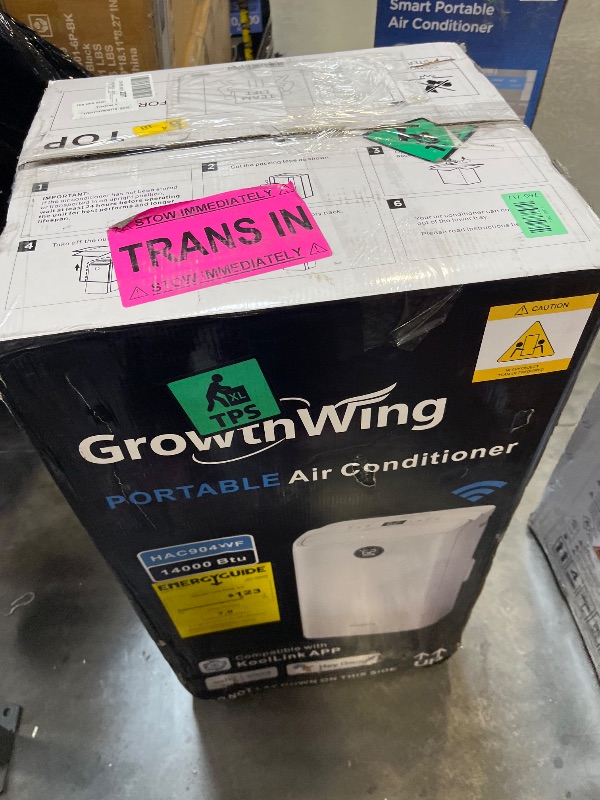 Photo 1 of GrowthWing 14,000 BTU Smart WiFi Portable Air Conditioner