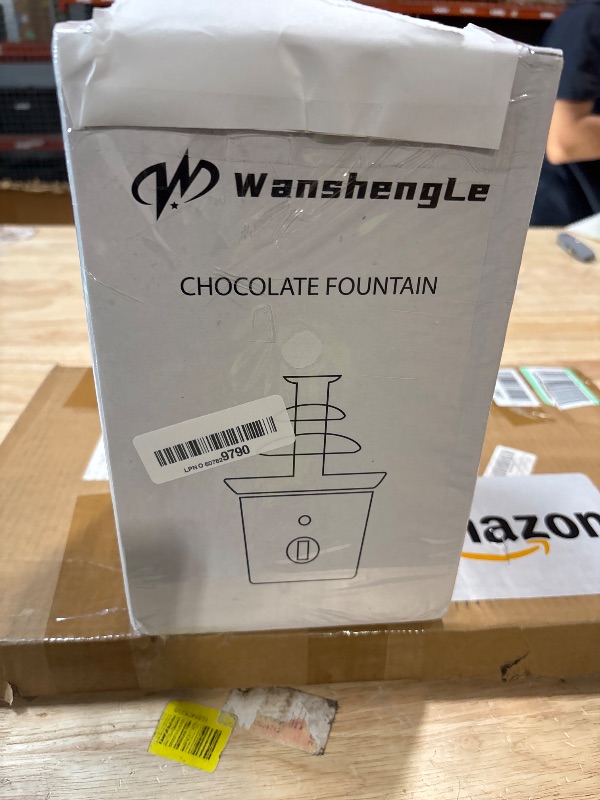 Photo 1 of ***SEALED W PLASTIC &ZIP TIES *** WangshengLe 3-Tier Mini Chocolate Fountain, 14oz