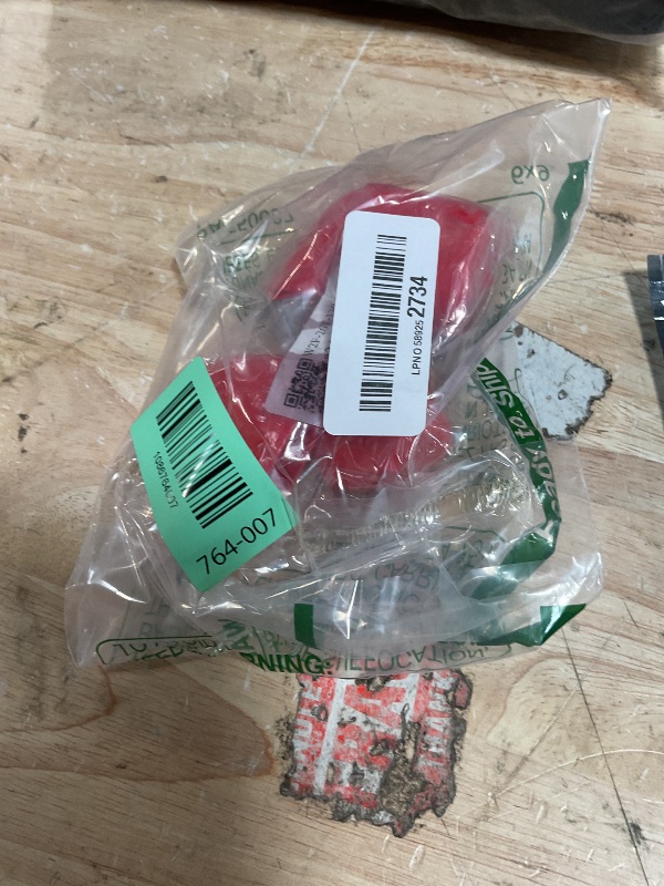 Photo 1 of uxcell Rubber End Caps 38mm ID Vinyl PVC Round Tube Bolt Cap Protectors Red
