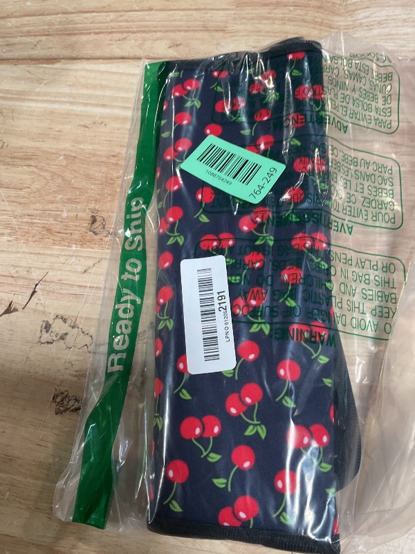 Photo 1 of 2 Pack Seatbelt Covers with Red Cherry Pattern Soft Shoulder Pad