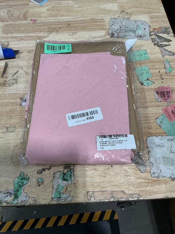 Photo 1 of Royale Linens Twin Flat Sheet - 100% Cotton Percale - Pink
