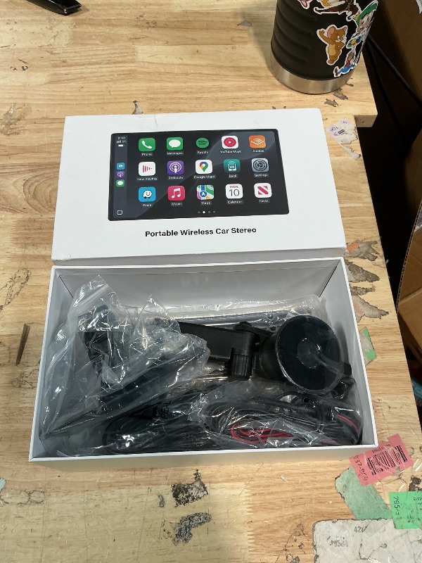 Photo 1 of 7" Portable Wireless CarPlay Screen for Car, Android Auto & Backup Camera