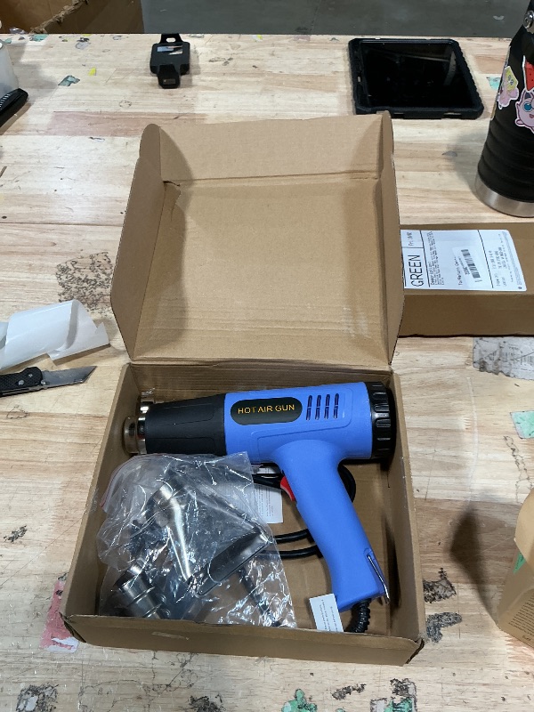 Photo 1 of VECTECH Heat Gun with 2 Temperature Settings and 4 Nozzles