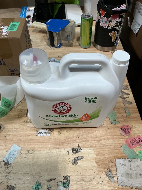 Photo 1 of ARM & HAMMER Sensitive Skin Free & Clear Liquid Laundry Detergent