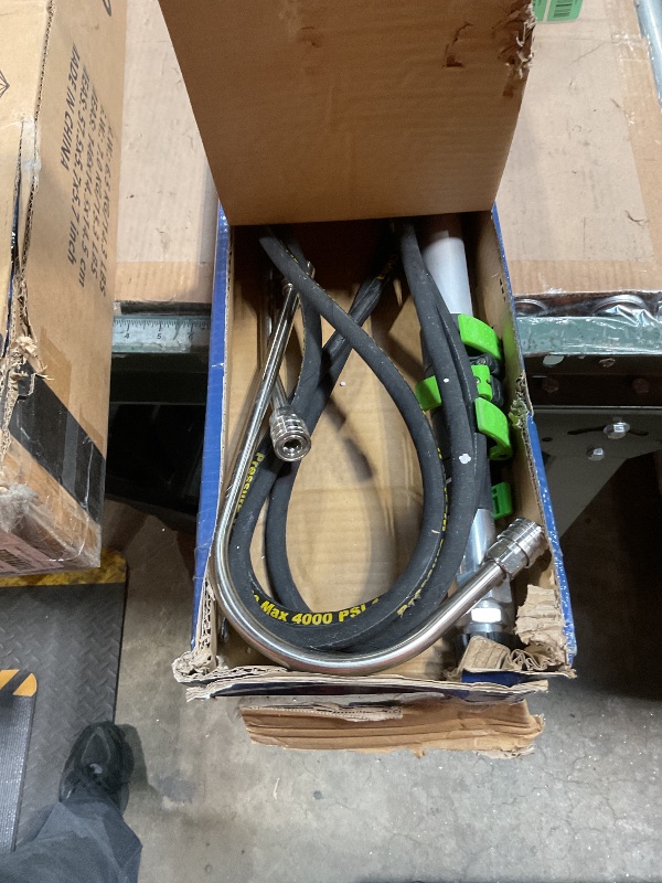 Photo 1 of ***HEAVILY USED**** TOR 24 FT Telescoping Pressure Washer Wand with Pressure Washer Extension Wand,Gutter Cleaner Attachment, Pressure Washer Telescoping Wand with 5 Spray Nozzle Tips, 2 Hose Inlet Adapters, Brush Head