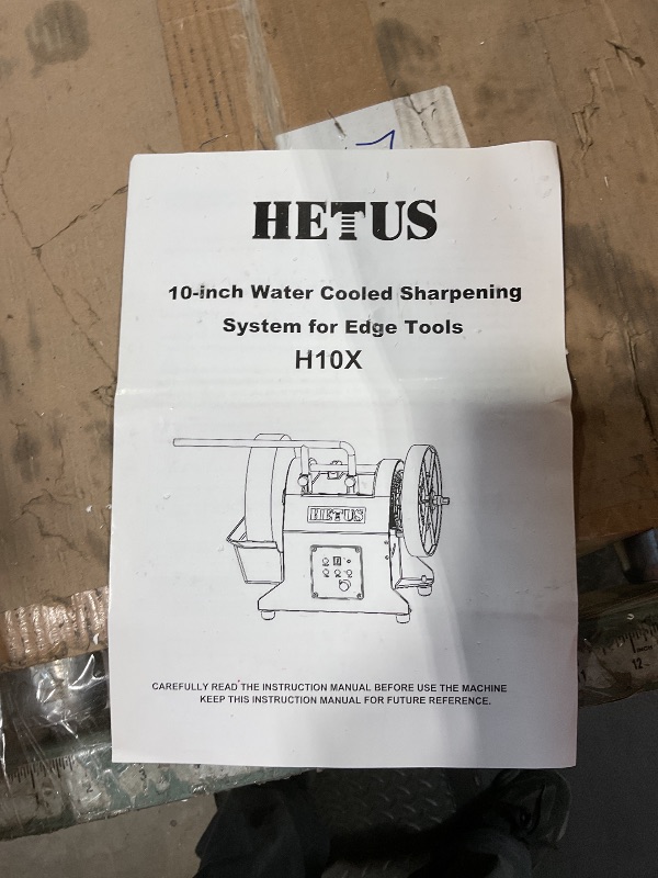 Photo 1 of 10'' Water Cooled Sharpening System for Edge Tools?Two-Direction Double Grinding Wheel Variable-Speed Wet Sharpener (Double Grinding Wheel)
