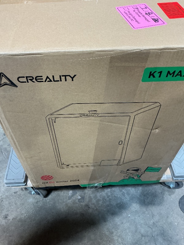 Photo 1 of ***MNR DMG***Creality K1 Max 3D Printer, 600mm/s Max High-Speed with Dual Cooling, Smart AI Function, Auto Leveling and Out of the Box, 300x300x300mm Large Print Volume 3D Printer, Ideal for Pros & Hobbyists