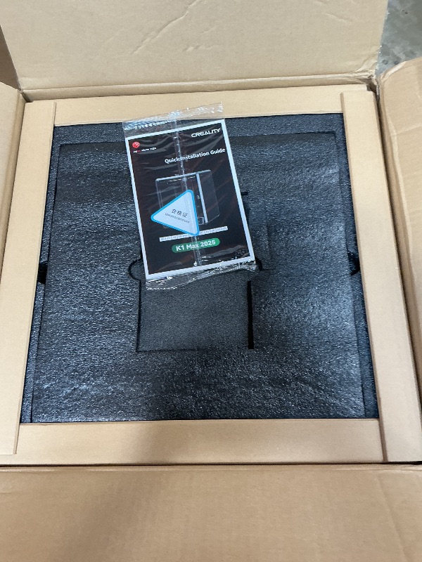 Photo 1 of ***MNR DMG***Creality K1 Max 3D Printer, 600mm/s Max High-Speed with Dual Cooling, Smart AI Function, Auto Leveling and Out of the Box, 300x300x300mm Large Print Volume 3D Printer, Ideal for Pros & Hobbyists
