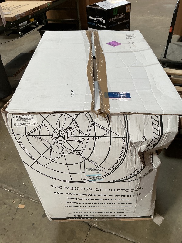 Photo 1 of ***MJR DMG***Quietcool QC ES-7000 RF Energy Saver Advanced Whole House Fan with Wireless Control - Up to 6878 CFM - As low as 164 watts - Two Speed - Covers up to 3,439 SQFT - 10 Year Warranty