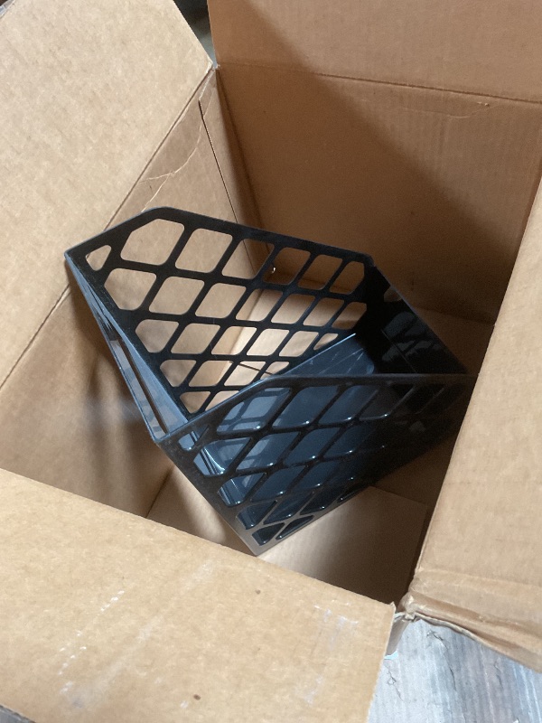 Photo 1 of **ONLY ONE**Officemate Recycled Large Magazine File, Black, 6 Each (26083)