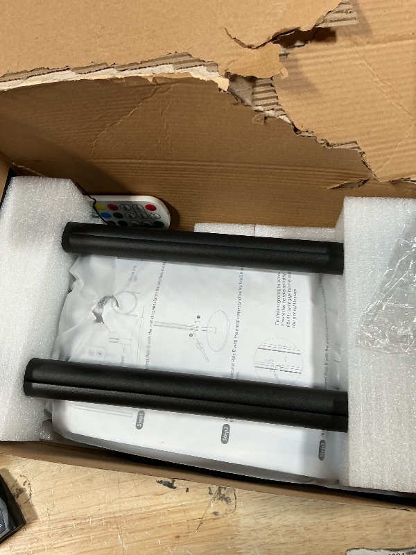 Photo 1 of ***FOR PARTS ONLY/ NON-FUNCTIONAL**** Vexinat LED Corner Floor Lamp, Smart RGB Corner Lamps for Living Room