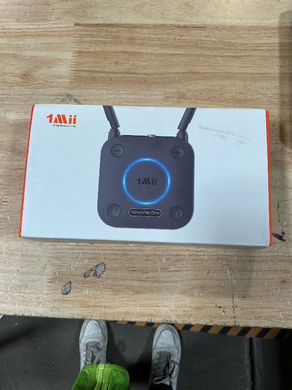 Photo 1 of 1Mii B06TX Bluetooth 5.3 Transmitter for TV to Wireless Headphone/Speaker, Bluetooth Adapter for TV w/Volume Control, AUX/RCA/Optical/Coaxial Audio Inputs, Plug n Play, aptX Low Latency & HD