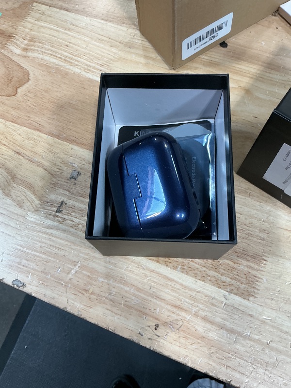 Photo 1 of ***USED**MISSING PARTS*** KingPavonini Wireless TENS Unit Muscle Stimulator for Pain Relief Therapy, 2 Units Dual-Channel TENS Machine, 30 Intensities, Pocket-Sized TENS Device for Sciatica Back Pain, Charging Case, Model U13